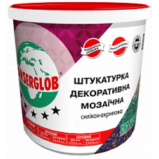 Штукатурка декоративна «Мозаїчна» Anserglob для цоколя силікон-акрилова